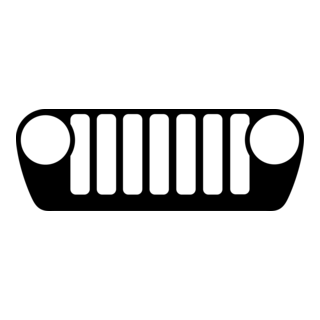 Jeep Wrangle JL Grill Logo PNG Vector