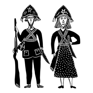 LAMPIÃO E MARIA BONITA Logo PNG Vector
