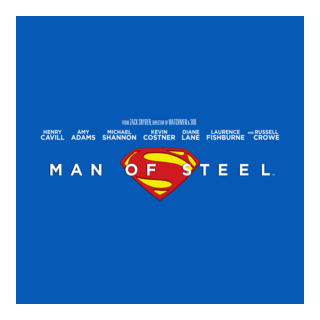 Man of Steel Logo PNG Vector