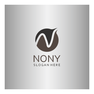 Nony Letter N Logo PNG Vector