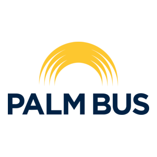 Palm Bus Logo PNG Vector