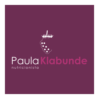 Paula Klabunde Nutricionista Logo PNG Vector
