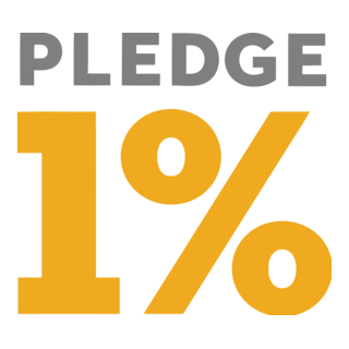 Pledge 1% Logo PNG Vector