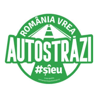 Romania Vrea Autostrazi Logo PNG Vector