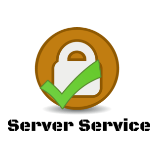 Server Service Logo PNG Vector