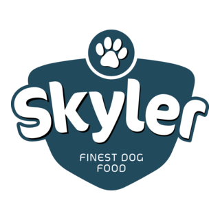 Skyler Finest Dog Food Logo PNG Vector