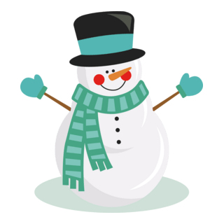 snow man Logo PNG Vector
