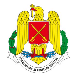 Statul Major al Fortelor Terestre Romane Logo PNG Vector