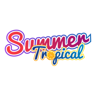 Summer tropical Logo PNG Vector