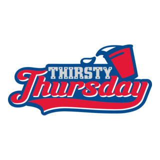 THIRSTY THURSDAY Logo PNG Vector