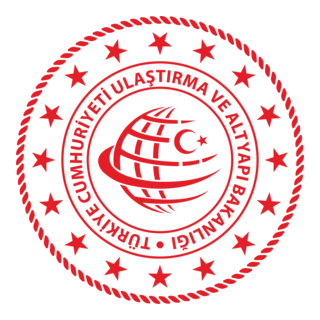 TÜRKİYE CUMHURİYETİ ULAŞTIRMA VE ALTYAPI BAKANLIĞI Logo PNG Vector