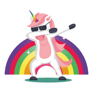 unicornio camisetas Logo PNG Vector