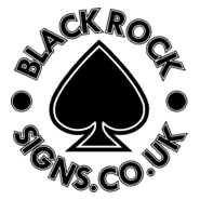 Black Rock Signs Logo PNG Vector