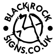 Black Rock Signs Logo PNG Vector