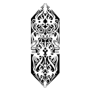 Dayak War Shield Logo PNG Vector