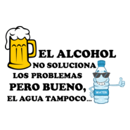 EL ALCOHOL Y EL AGUA Logo PNG Vector