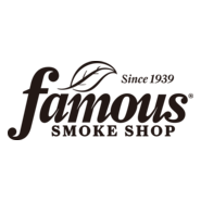 Famous Smoke Shop Logo PNG Vector