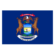 FLAG OF MICHIGAN Logo PNG Vector