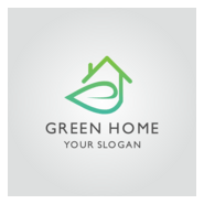 Green house Logo PNG Vector