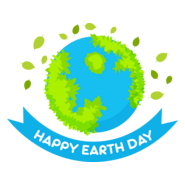 Happy Earth Day Logo PNG Vector