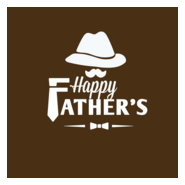 Happy Father's Day Logo PNG Vector