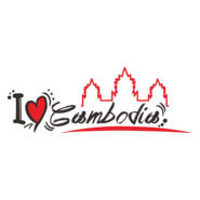 I love Cambodia Logo PNG Vector