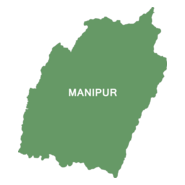 Manipur Map Logo PNG Vector
