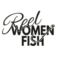 Reel Women Fish Logo PNG Vector