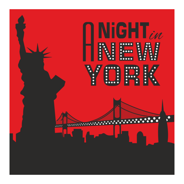 A night in NEW YORK Logo PNG Vector