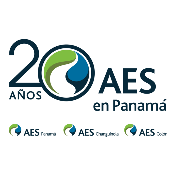 Aes Panamá 20 años Logo PNG Vector