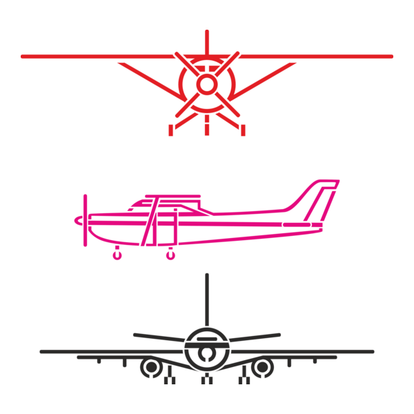 airplane Logo PNG Vector