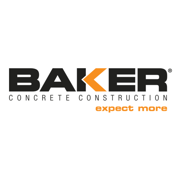 Baker Concrete Logo PNG Vector