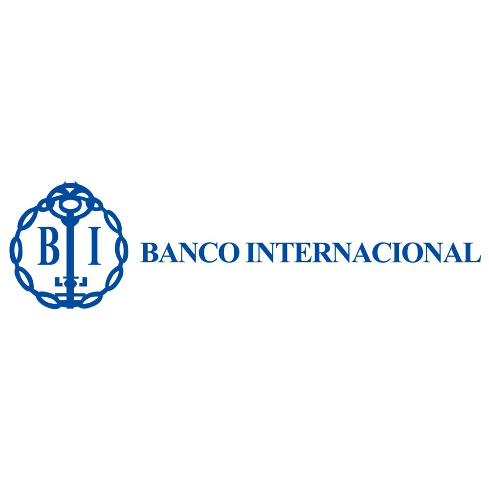 Banco Internacional antiguo horizontal Logo PNG Vector