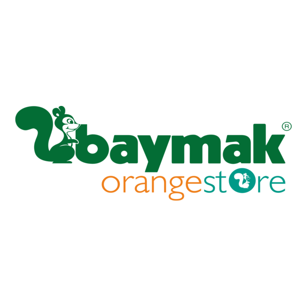 Baymak Orange Store Logo PNG Vector