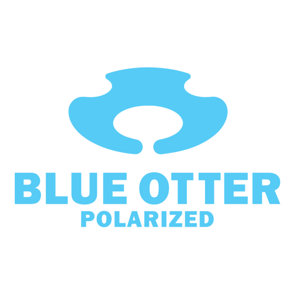 Blue Otter Polarized Logo PNG Vector