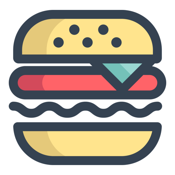 Burger Logo PNG Vector