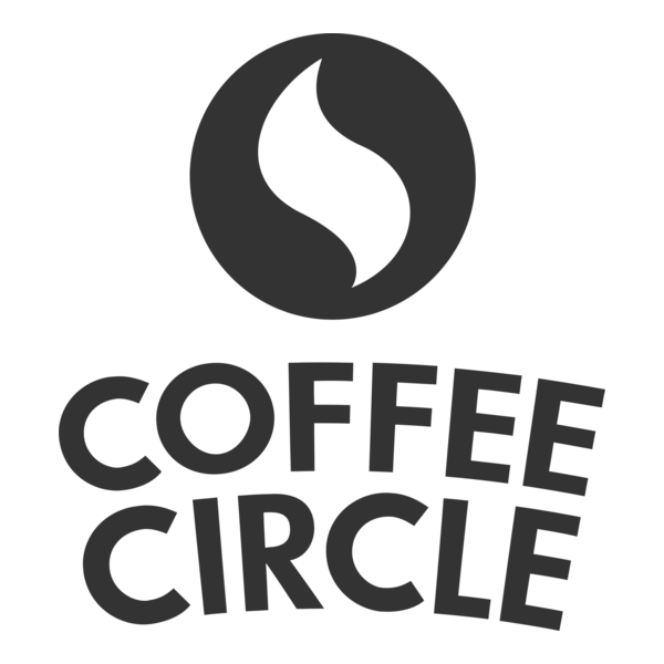 Coffee Circle Logo PNG Vector