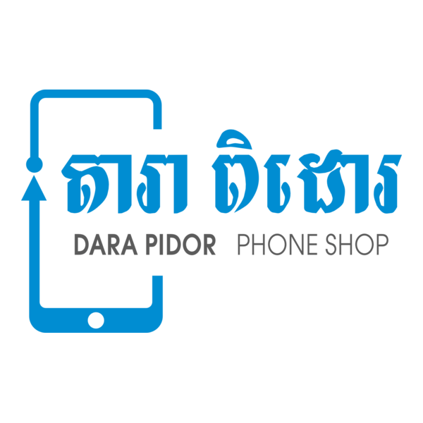 Dara Pidor Phone Shop Logo PNG Vector