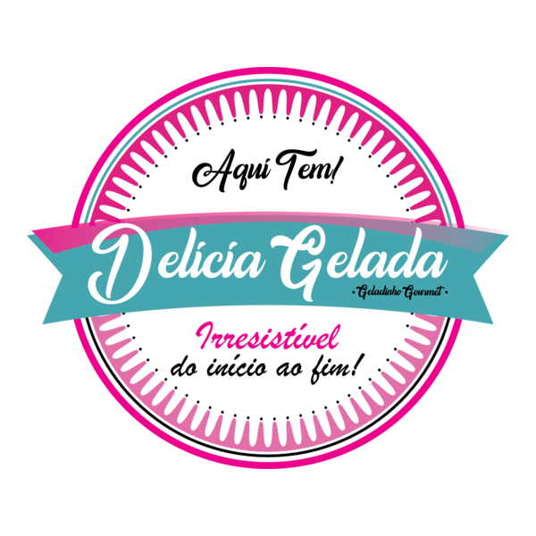 DELICIA GELADA Logo PNG Vector