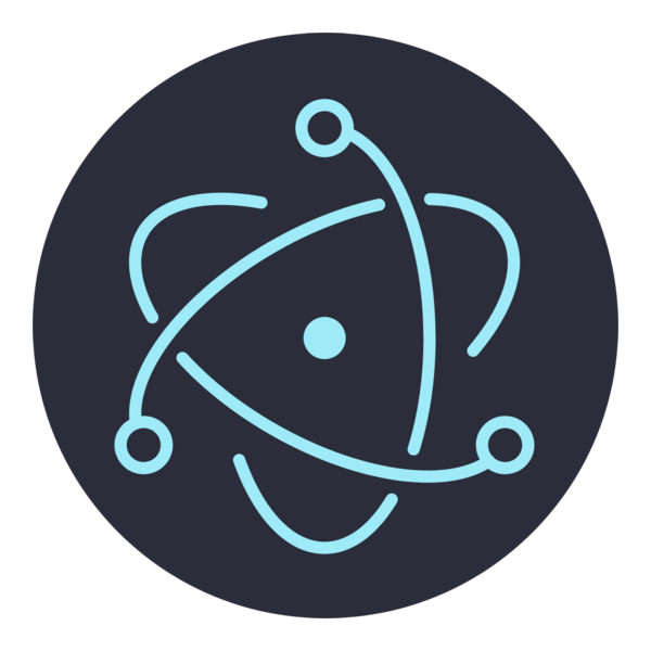 Electron Software Logo PNG Vector