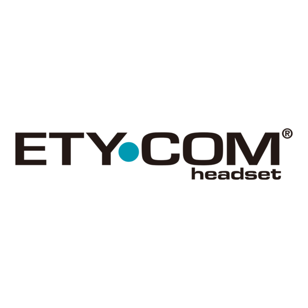 ETY-COM Headset Logo PNG Vector