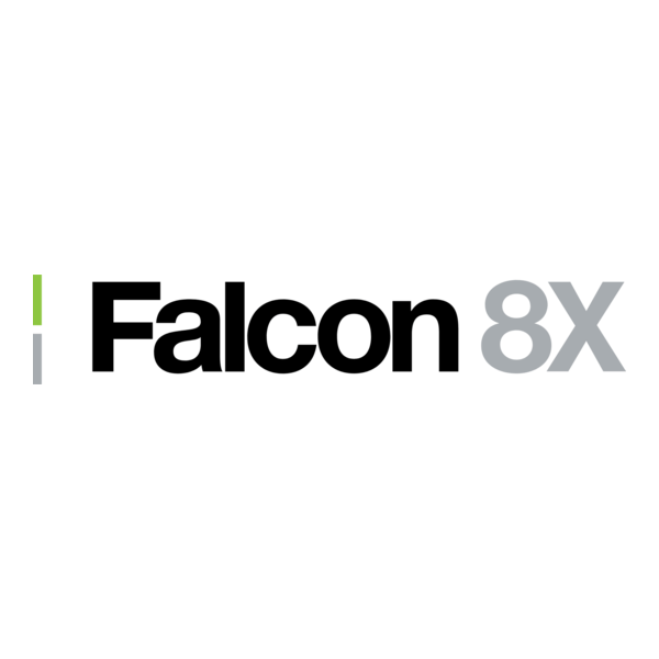 Falcon 8X Logo PNG Vector