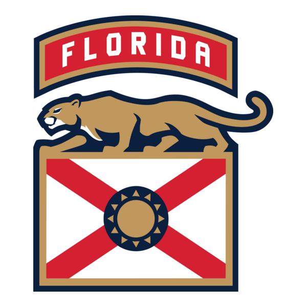 Florida Panthers Left Shoulder Patch Logo PNG Vector