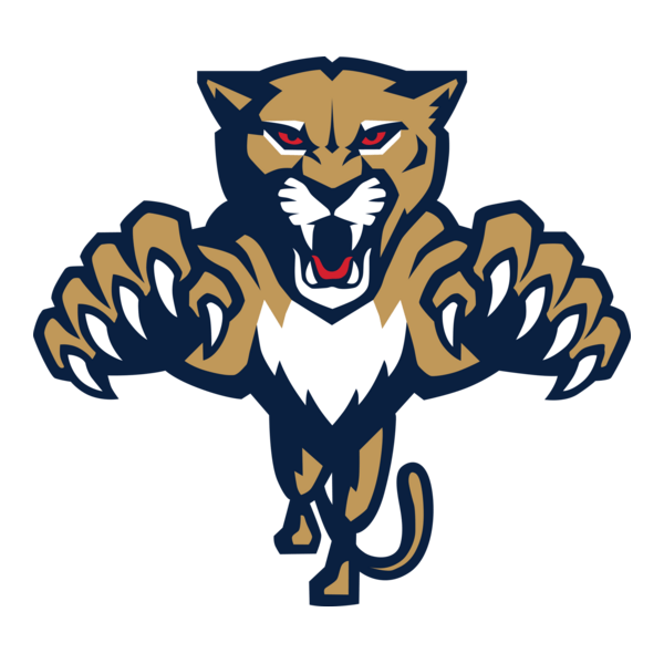 Florida Panthers Lunging Cat Logo PNG Vector