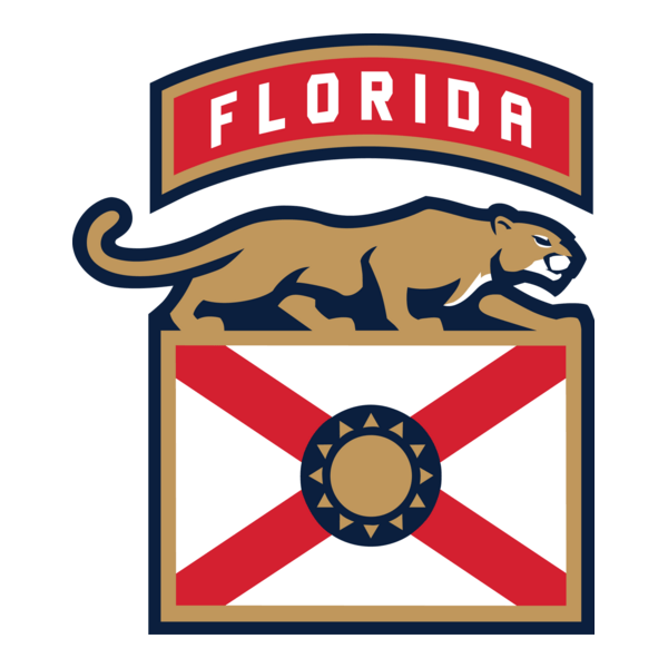 Florida Panthers Right Shoulder Patch Logo PNG Vector