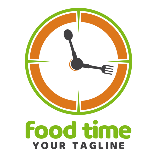 Food Time Logo PNG Vector