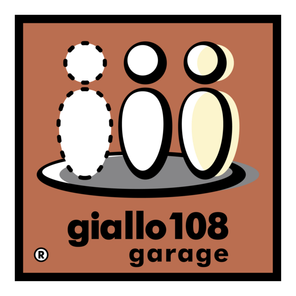 Giallo108 Garage Logo PNG Vector
