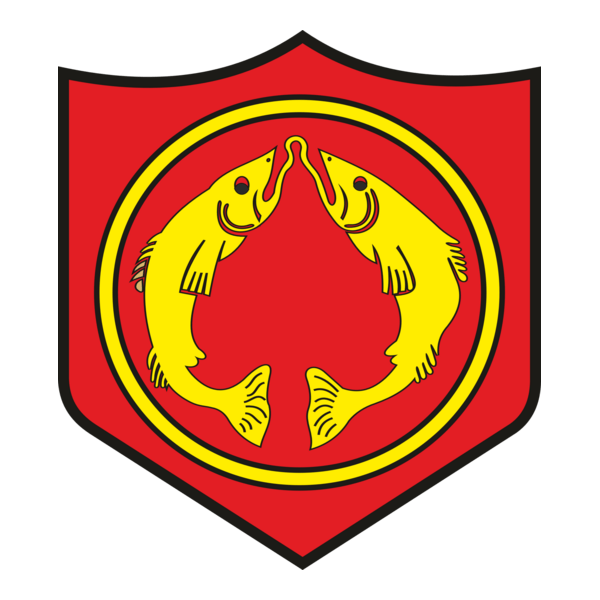 Golden Fish Army School Logo PNG Vector