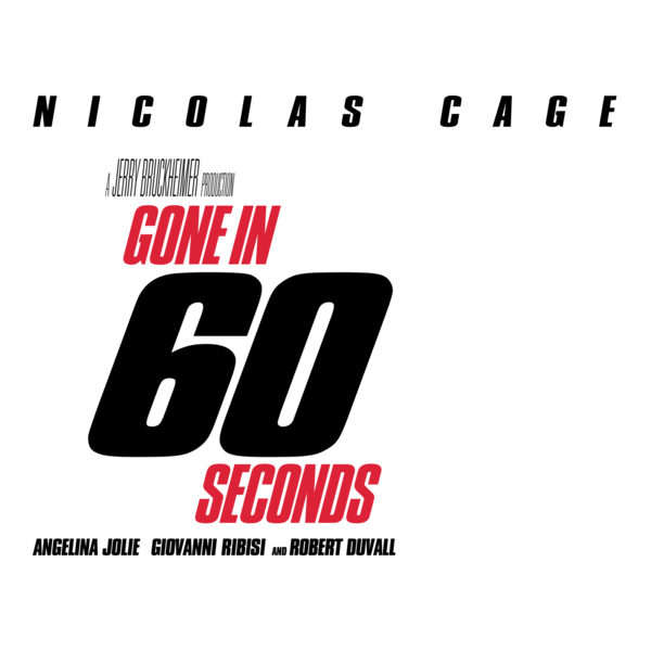 Gone in 60 Seconds Logo PNG Vector