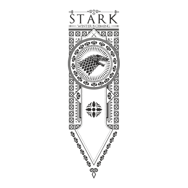 House Stark Logo PNG Vector